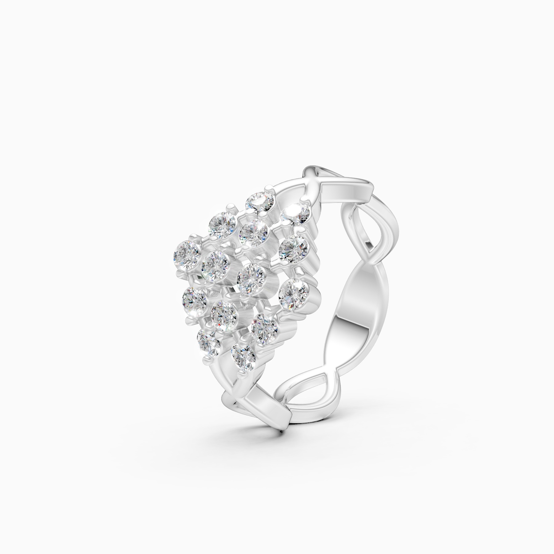 Blooming Spark Lab Grown Diamond Ring